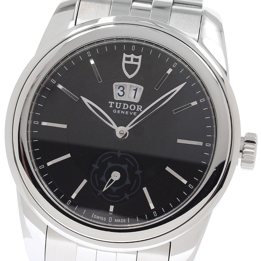 チュードル TUDOR 57000 グラマー ダブルデイト 自動小銃一巻き メンズ _951858【中古】