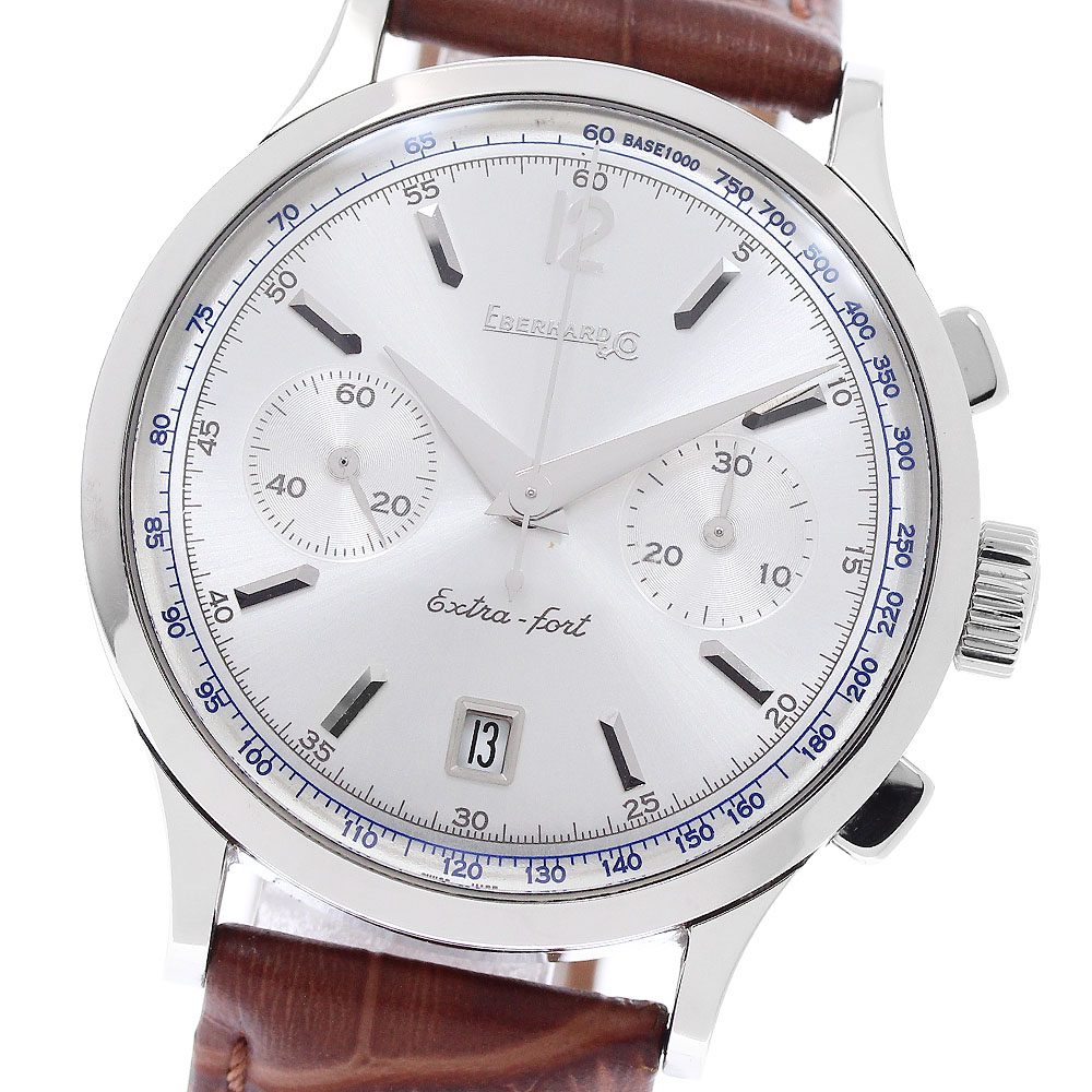エベラール EBERHARD 31950 エクストラフォルト クロノグラフ デイト 自動巻き メンズ _952123【中古】｜CLOSER