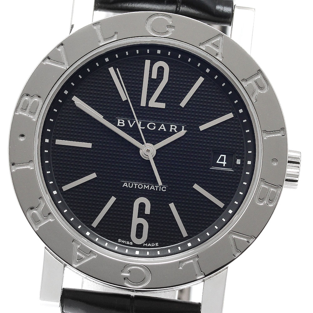 ブル小峡谷 BVLGARI BB38SLAUTO ブルガリブルガリ デイト 自動小銃一巻き メンズ 良品 箱・御墨付き付き添い人_956677【中古】