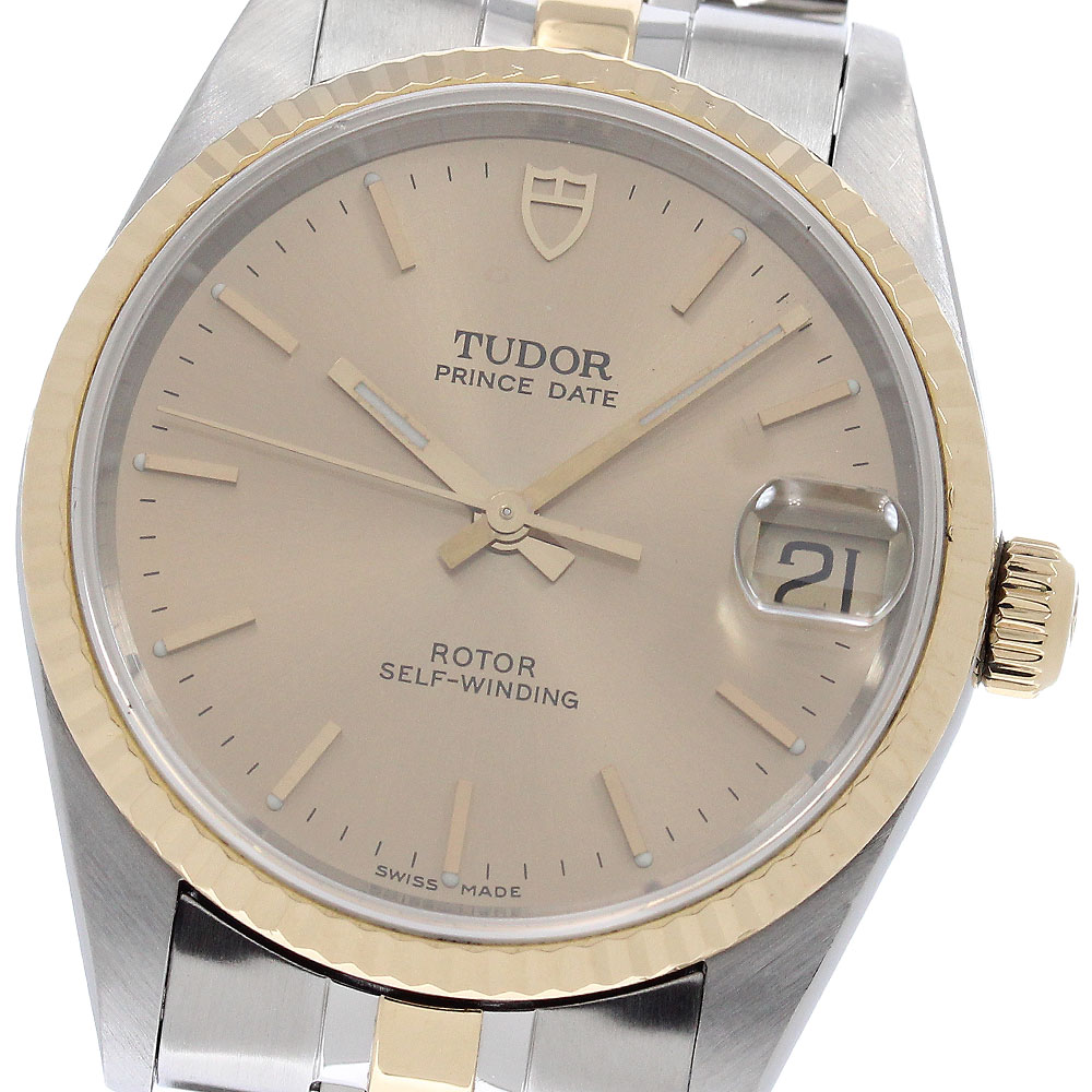 チュードル TUDOR 72033 皇子 デイト YG二人組 自動小銃一巻き ボーイズ 良品 お墨付き付き添い人_949605【中古】