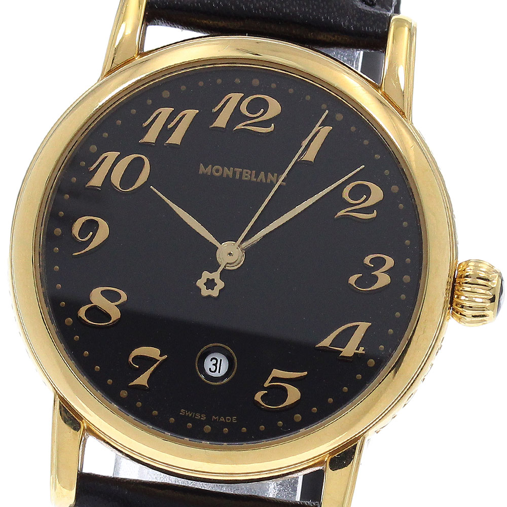 モンブラン MONTBLANC 7005 マイスターシュテック デイト 石英 ボーイズ _951821【中古】