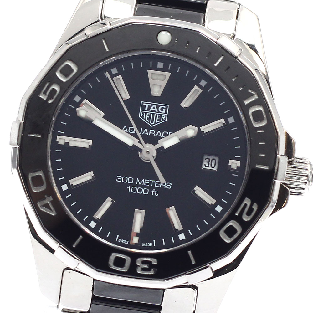 タグホイヤー TAG HEUER WAY141A.BA0918 アクアレーサー デイト クォーツ レディース 良品 箱・保証書付き_950766【中古】｜CLOSER