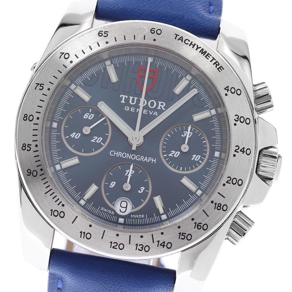 チュードル TUDOR 20300 運動競技生産ライン クロノグラフ 自動小銃一巻き メンズ 御墨付き付き添い人_952730【中古】
