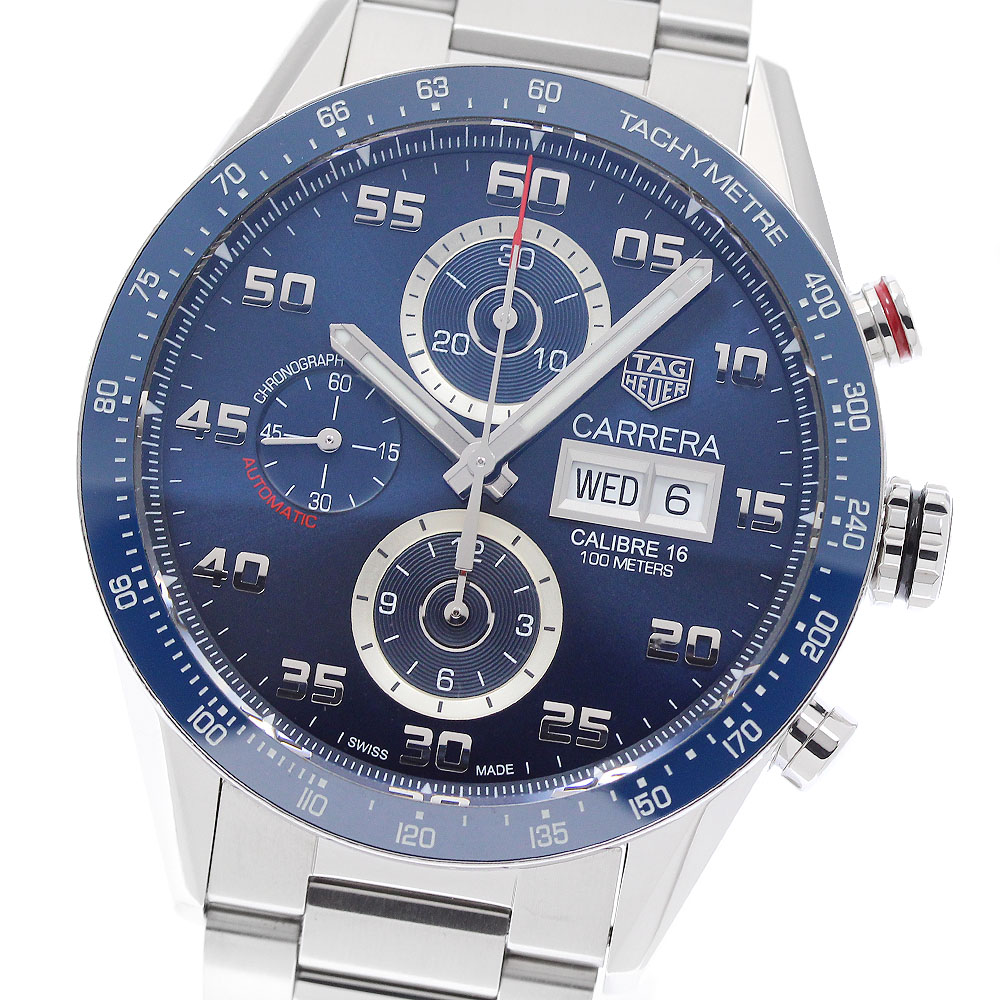 タグホイヤー TAG HEUER CV2A1V カレラ キャリバー16 デイデイト クロノグラフ 自動小銃一巻き メンズ _954101【中古】