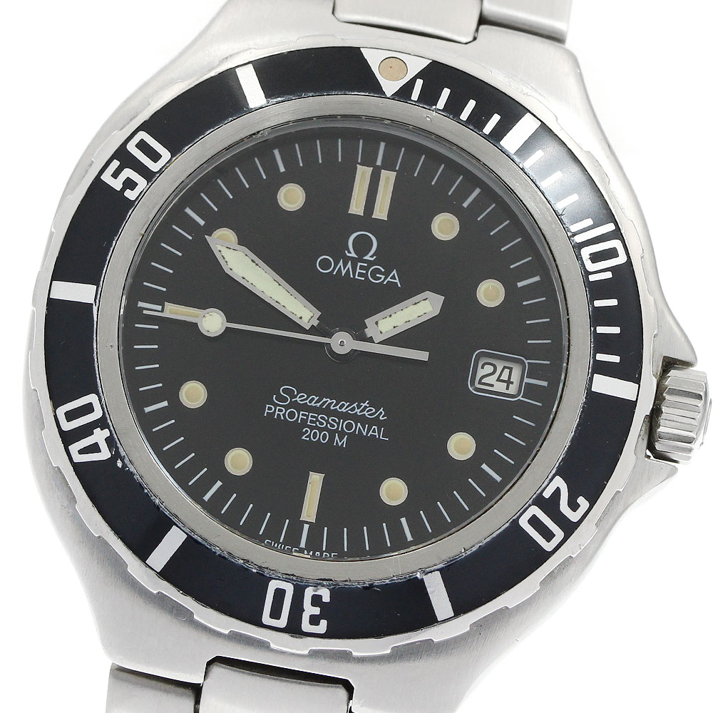 ゼロ OMEGA シーマスター200ｍ デイト 石英 メンズ _954217【中古】