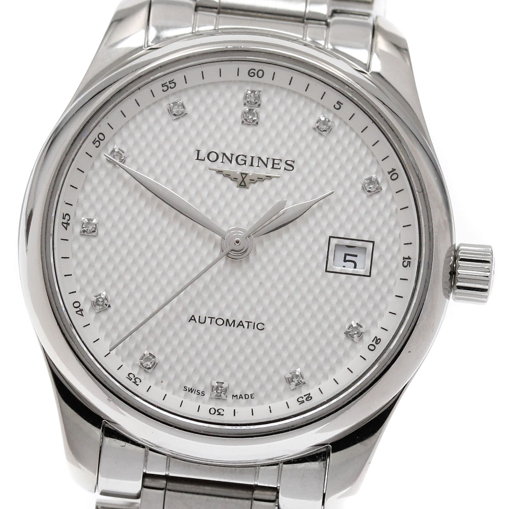 ロンジン LONGINES L2.257.4 御師匠さん寄せあわせ 12P金剛石 自動小銃一巻き レディース 良品 _956944【中古】