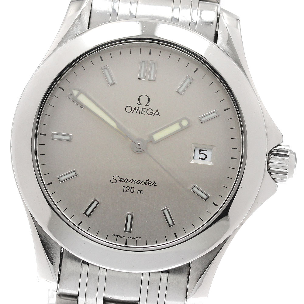 ゼロ OMEGA 2511.33 シーマスター120 デイト 石英 メンズ _957375【中古】