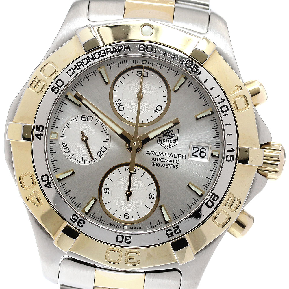 タグホイヤー TAG HEUER CAF2120 アクアレーサー デイト クロノグラフ 自動小銃一巻き メンズ _945489【中古】