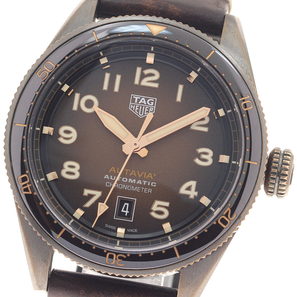 タグホイヤー TAG HEUER WBE5191 オータヴィア キャリバー5 自動小銃一巻き メンズ 御墨付き付き添い人_952714【中古】