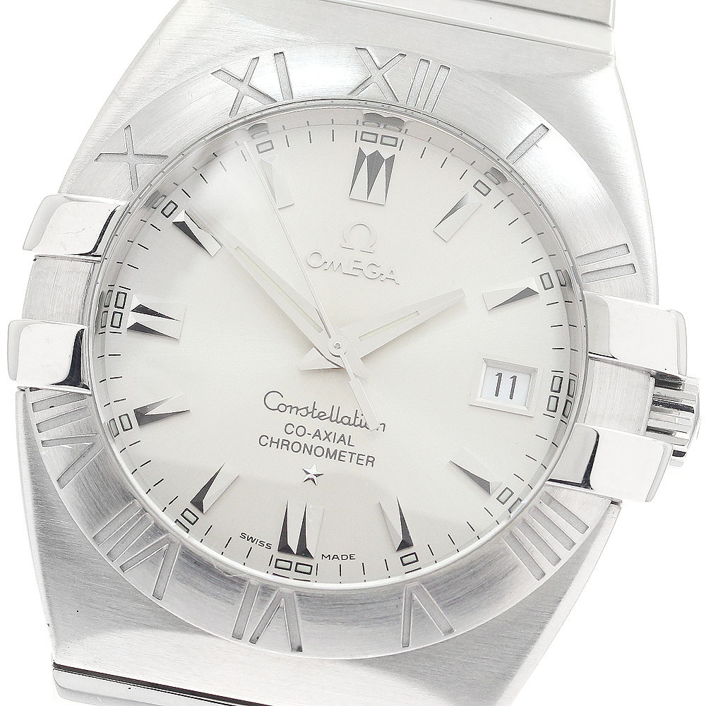 ゼロ OMEGA 1503.30 コンステレーション ダブル鷲 デイト 自動小銃一巻き メンズ 良品 _952767【中古】