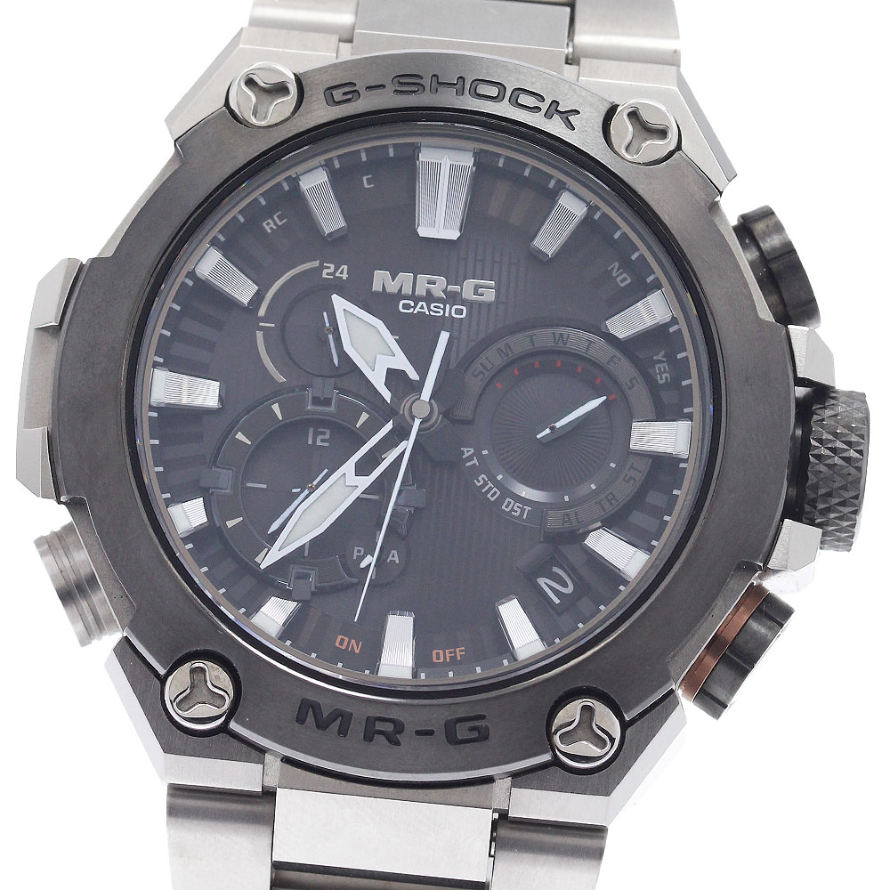 カシオ CASIO MRG-B2000D-1AJR G-SHOCK MR-G Bluetooth ソーラー電磁波 メンズ 美品 箱・御墨付き付き添い人_956710【中古】