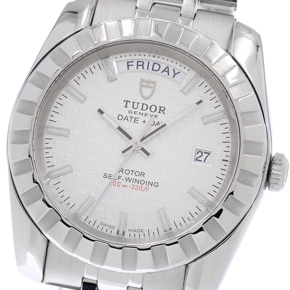 チュードル TUDOR 23010 古典派音楽 デイトデイ 自動小銃一巻き メンズ _957064【中古】