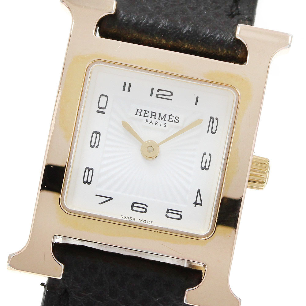 エルメス HERMES HH1.210e H御覧なさる 石英 レディース _949184【中古】