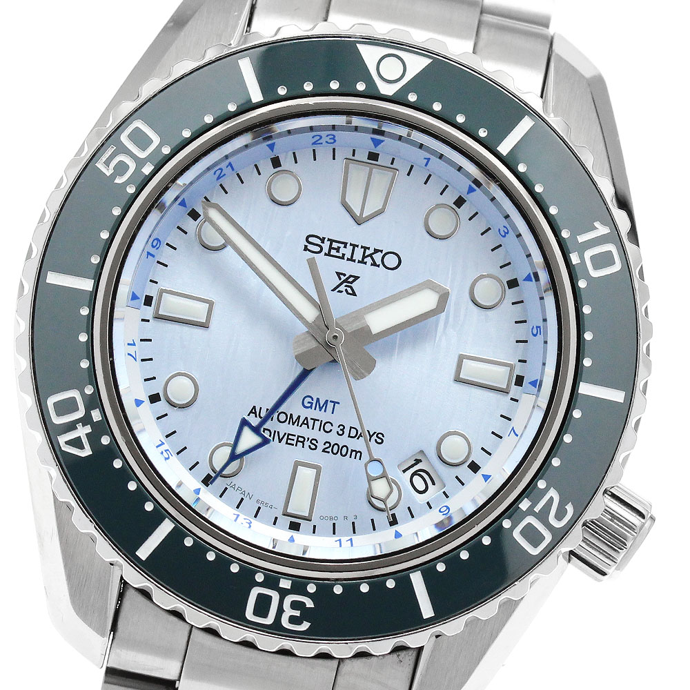 セイコー SEIKO 6R54-00C0/SBEJ013 プロスペックス GMT 自動小銃一巻き メンズ 内箱・御墨付き付き添い人_954796【中古】