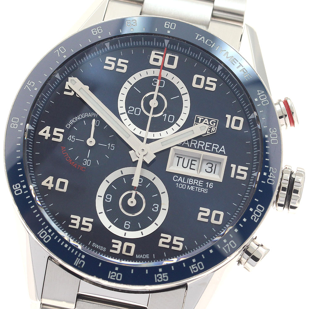 タグホイヤー TAG HEUER CV2A1V カレラ キャリバー16 デイデイト クロノグラフ 自動小銃一巻き メンズ _951796【中古】