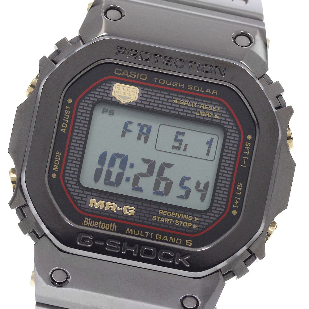 カシオ CASIO MRG-B5000B-1JR G-SHOCK MR-G Bluetooth積み上げる ソーラー電磁波 メンズ 極美品 箱・御墨付き付き添い人_957284【中古】
