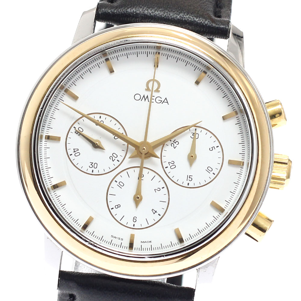 ゼロ OMEGA 4340.31 天魔波旬 プレ上演 クロノグラフ スモール秒 手一巻き メンズ _957558【中古】