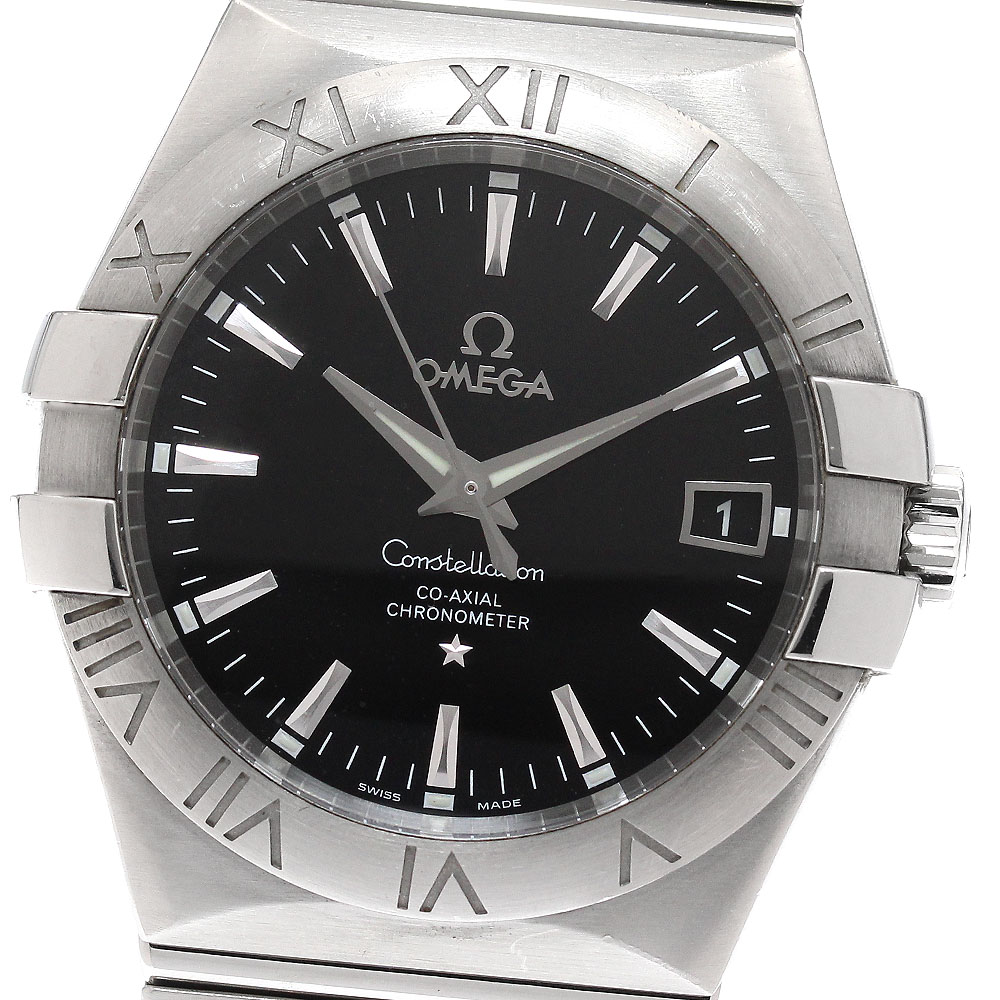 ゼロ OMEGA 123.10.35.20.01.001 コンステレーション デイト 自動小銃一巻き メンズ 御墨付き付き添い人_957857【中古】