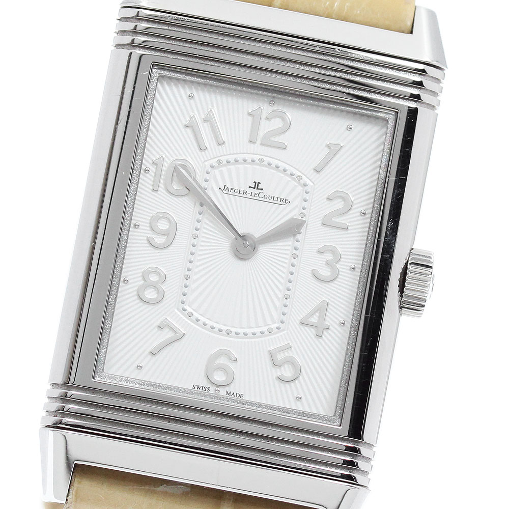 ジャガー・ルクルト JAEGER-LECOULTRE Q3208420/268.8.47 グランドレベルソ 小母さん ウルトラか細い 石英 レディース 御墨付き付き添い人_957876【中古】