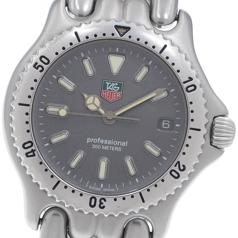 タグホイヤー TAG HEUER S99.713 独居室 デイト 石英 ボーイズ _959618【中古】