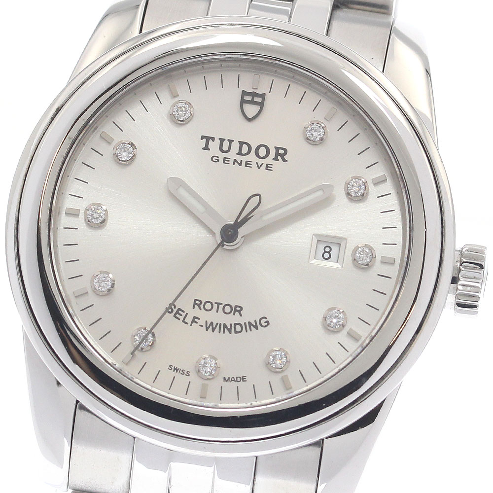 チュードル TUDOR 53000 グラマー 11Pダイヤ デイト 自動巻き ボーイズ 良品 保証書付き_952729【中古】｜CLOSER