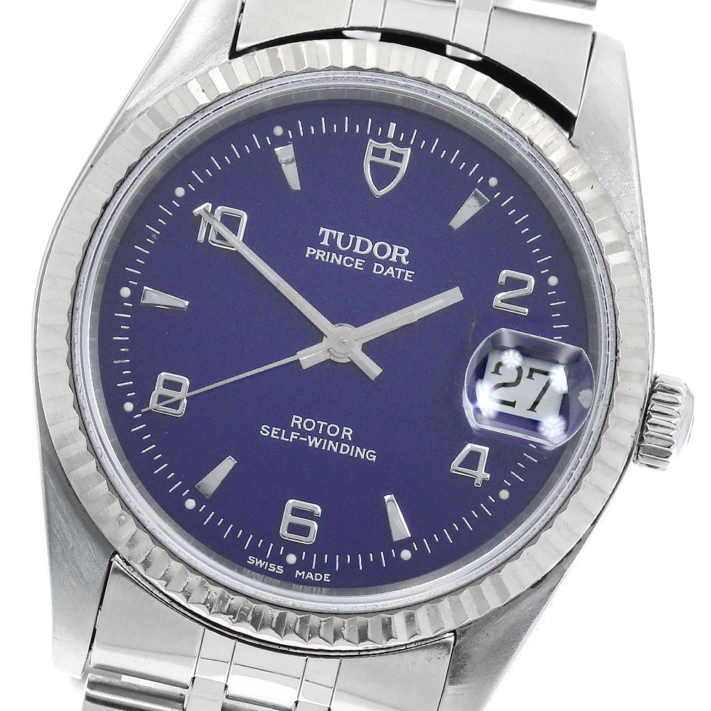 チュードル TUDOR 74034 プリンスデイト WGベゼル 自動小銃一巻き メンズ _957025【中古】