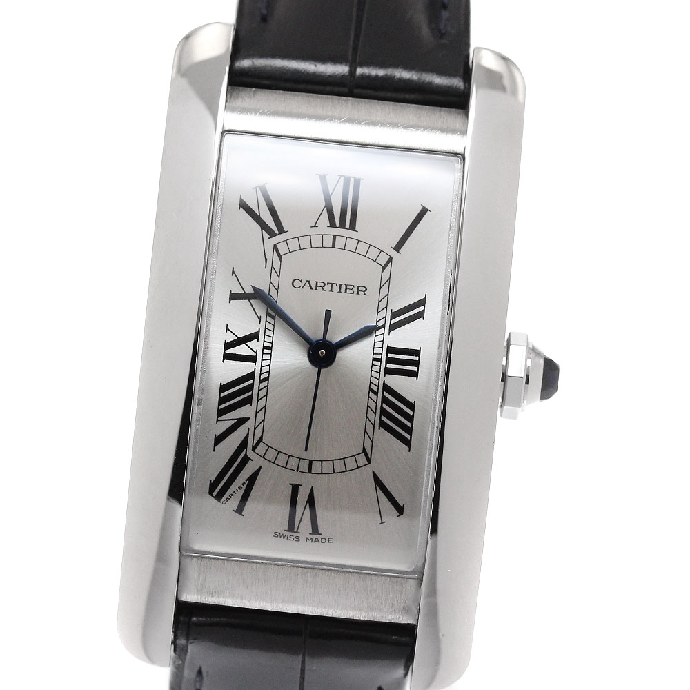 カルティエ CARTIER WSTA0044 貯蔵タンクアメリカンMM 自動小銃一巻き ボーイズ お墨付き付き添い人_957902【中古】
