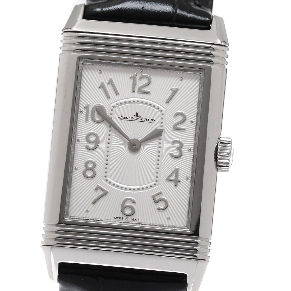 ジャガー・ルクルト JAEGER-LECOULTRE Q3208422/268.8.47 グランドレベルソ 小母さん ウルトラか細い 石英 レディース 御墨付き付き添い人_958912【中古】