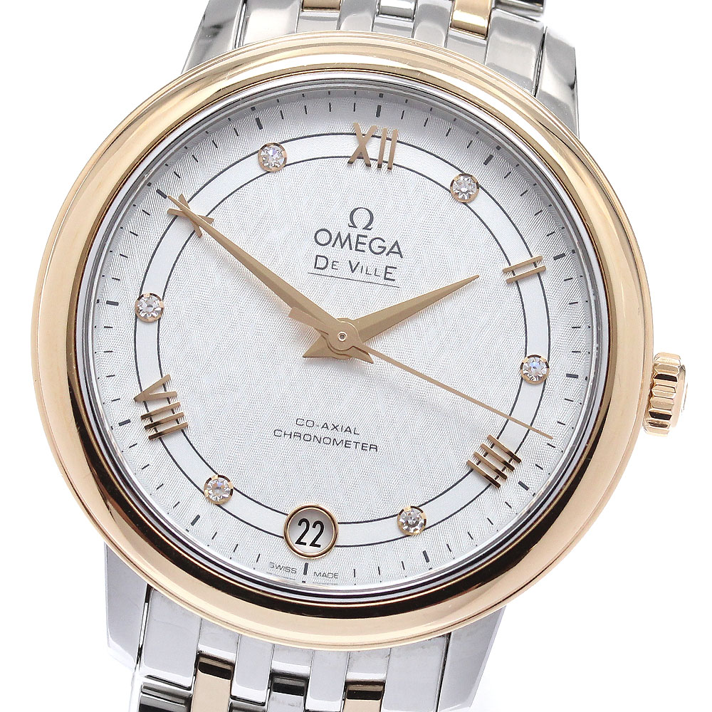 ゼロ OMEGA 424.20.33.20.52.002 天魔波旬 プレ高座 6P金剛石 自動小銃一巻き レディース 御墨付き付き添い人_959383【中古】