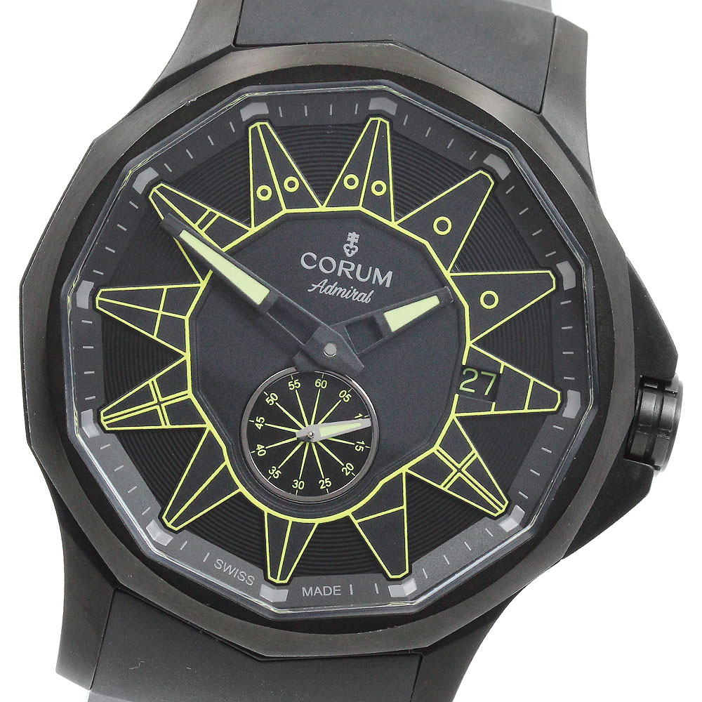 コルム CORUM 01.0090 A395/04008 アドミラル 先祖伝承 42 デイト 自動小銃一巻き メンズ 良品 _957122【中古】