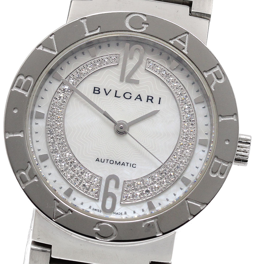 ブル小峡谷 BVLGARI BB33SS ブルガリブルガリ 金剛石 自動小銃一巻き メンズ _952632【中古】