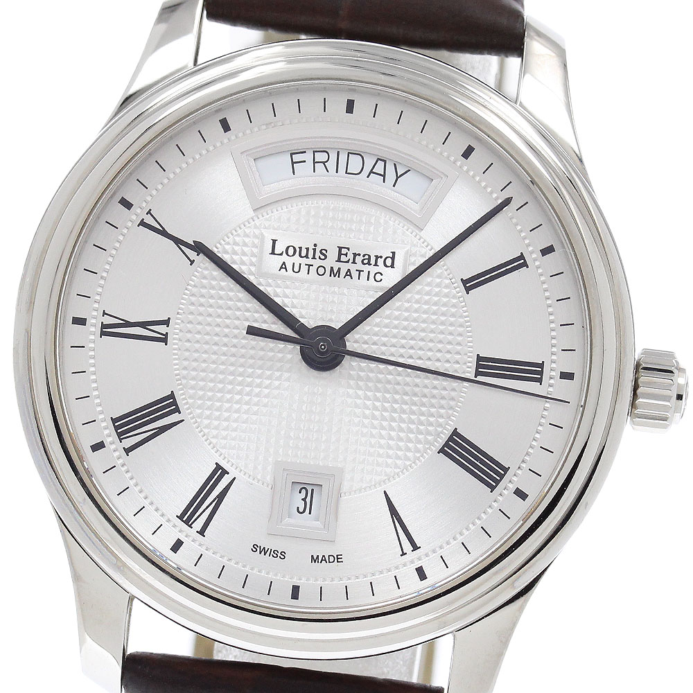ルイ・エラール Louis Erard 67258AA21 ヘリテージ デイデイト 自動巻き メンズ 良品 _957250【中古】｜CLOSER