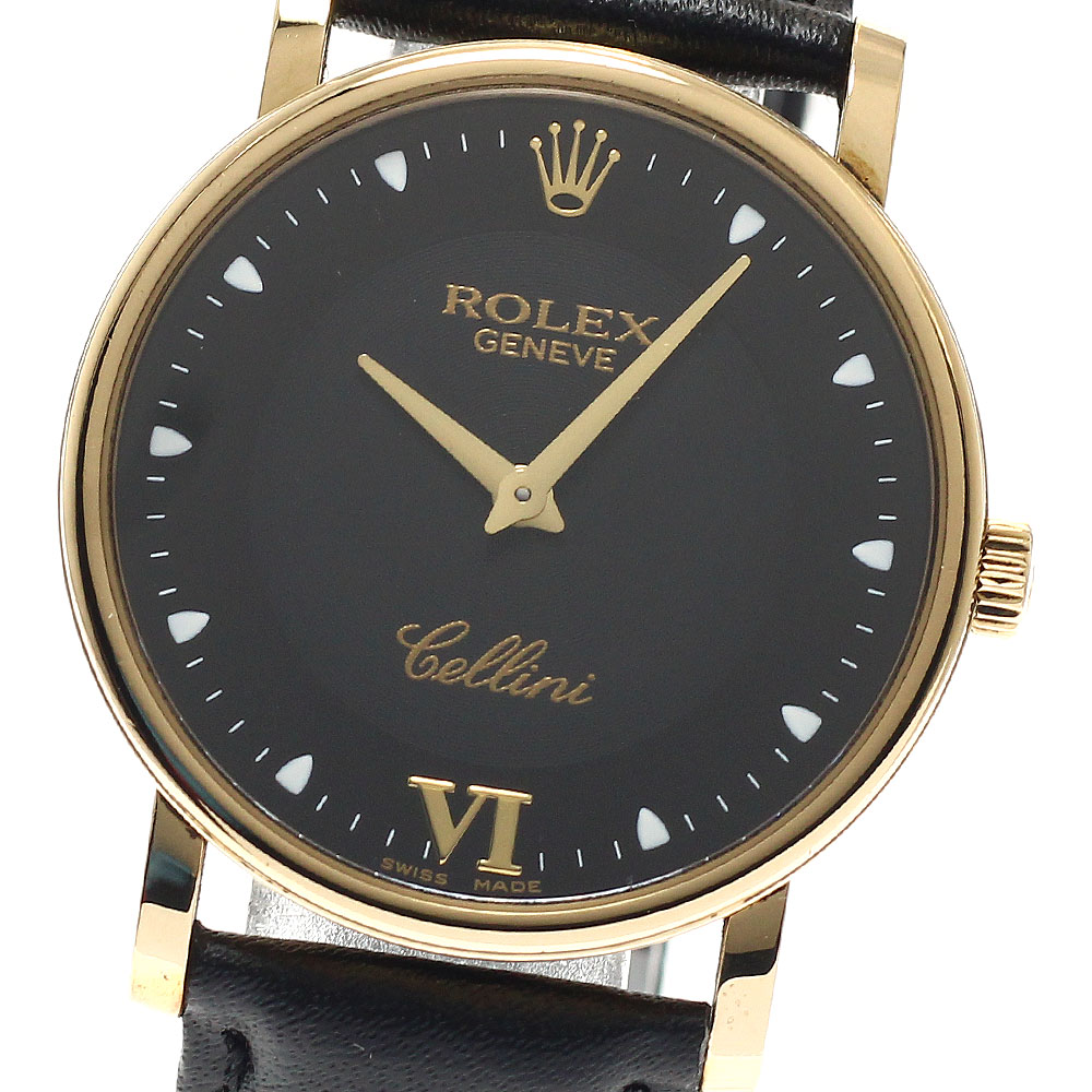 ロレックス ROLEX 5115 チェリーニ K18YG Cal.1602 手巻き メンズ _953426【中古】｜CLOSER