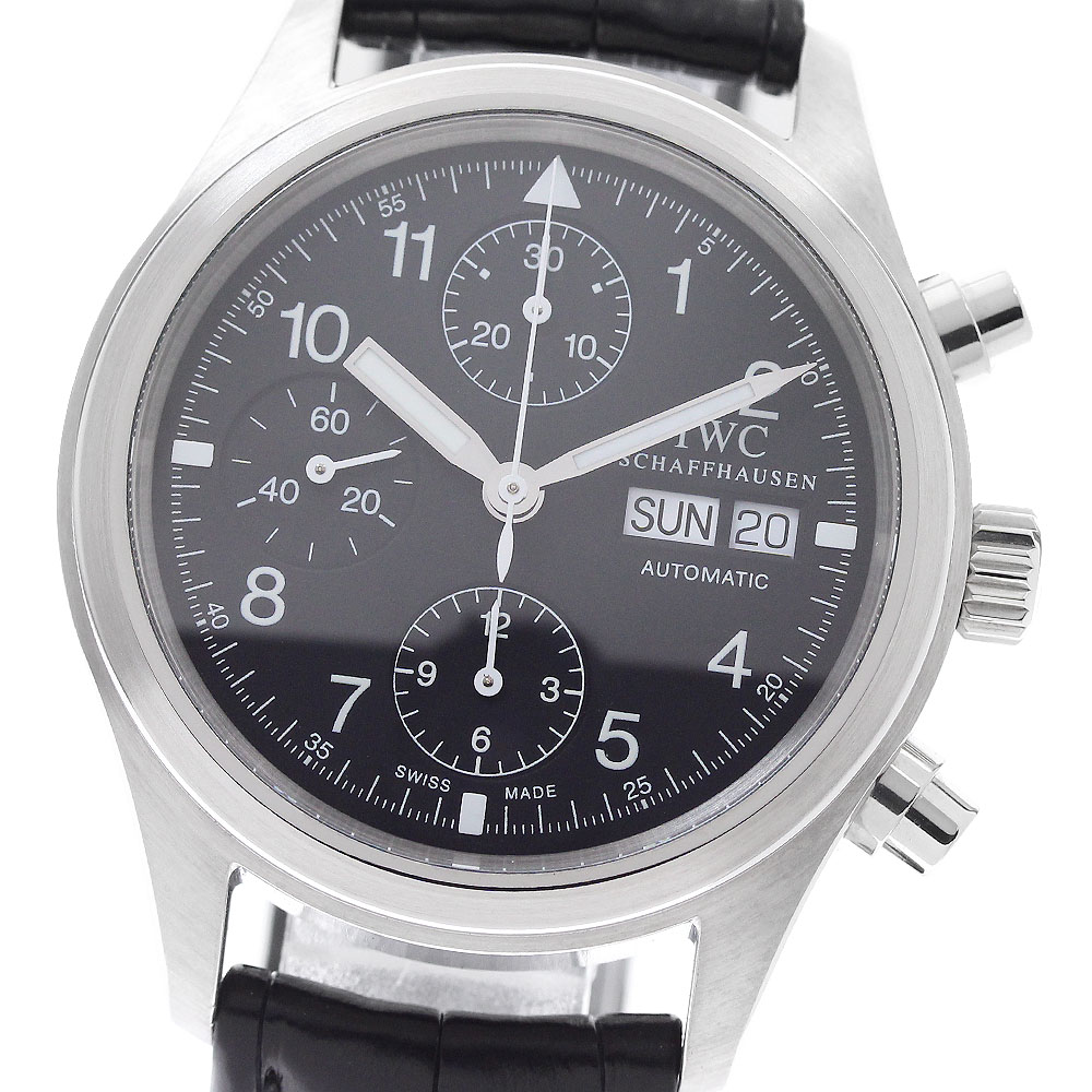 IWC IWC SCHAFFHAUSEN IW370603 パイロットウォッチ フリーガー クロノグラフ 自動巻き メンズ 美品 _959807【中古】|CLOSER