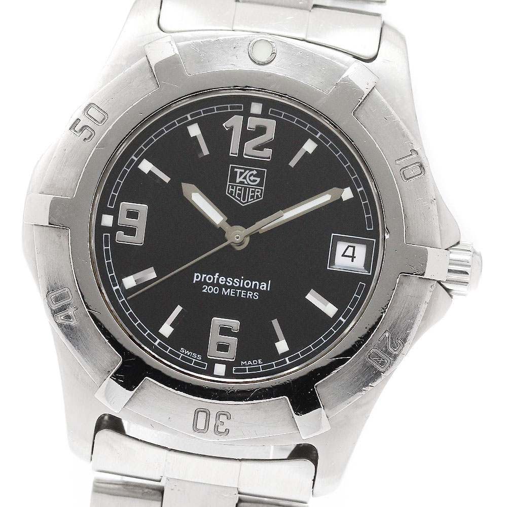 訳あり タグホイヤー TAG HEUER WN1110 2000つづき物 エクスクルーシブ デイト 石英 メンズ _943350【中古】