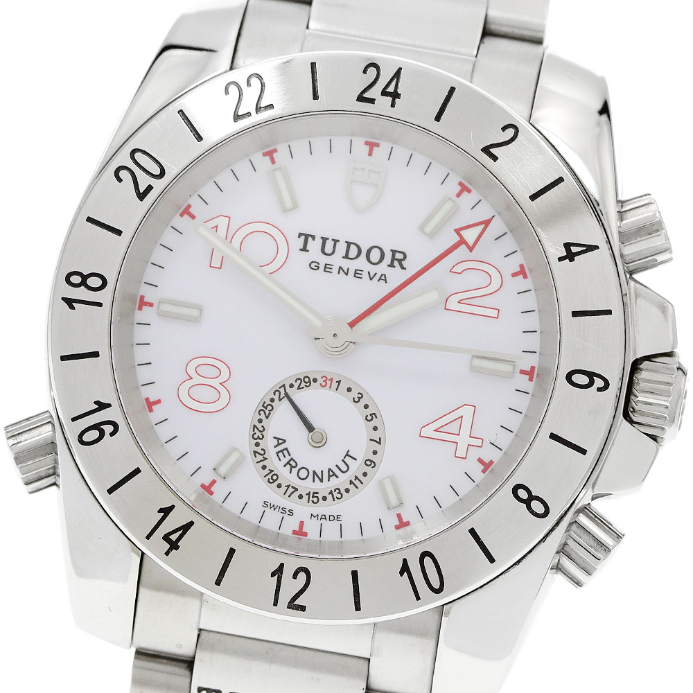 チュードル TUDOR 20200 アエロノート デイト GMT 自動小銃一巻き メンズ _956394【中古】