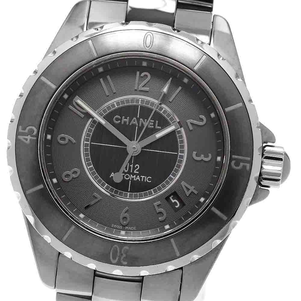シャネル CHANEL H2979 J12 クロマティック 38MM デイト 自動小銃一巻き メンズ 良品 _958429【中古】