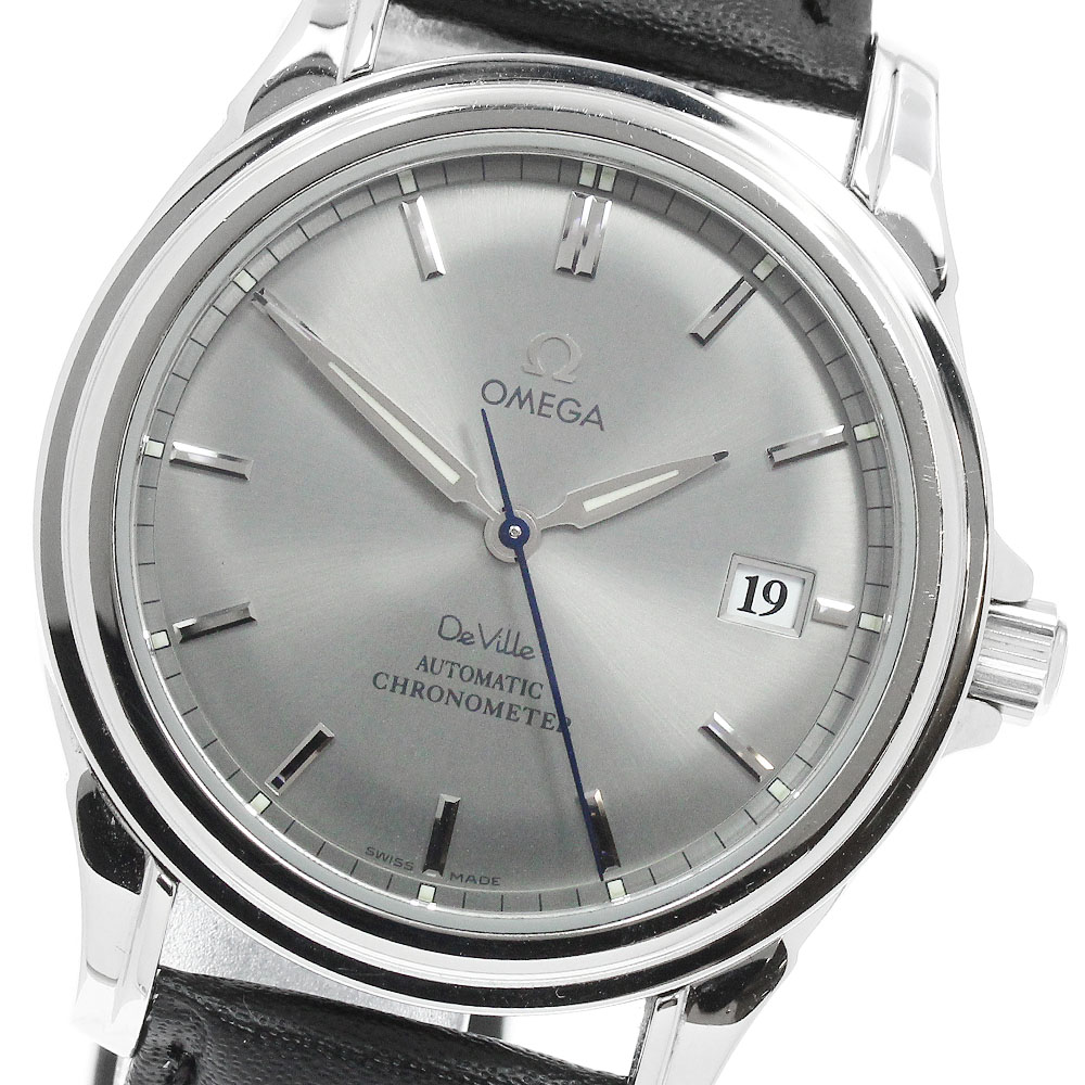ゼロ OMEGA 4831.40.31 天魔波旬 コーアクシャル デイト 自動小銃一巻き メンズ _958594【中古】