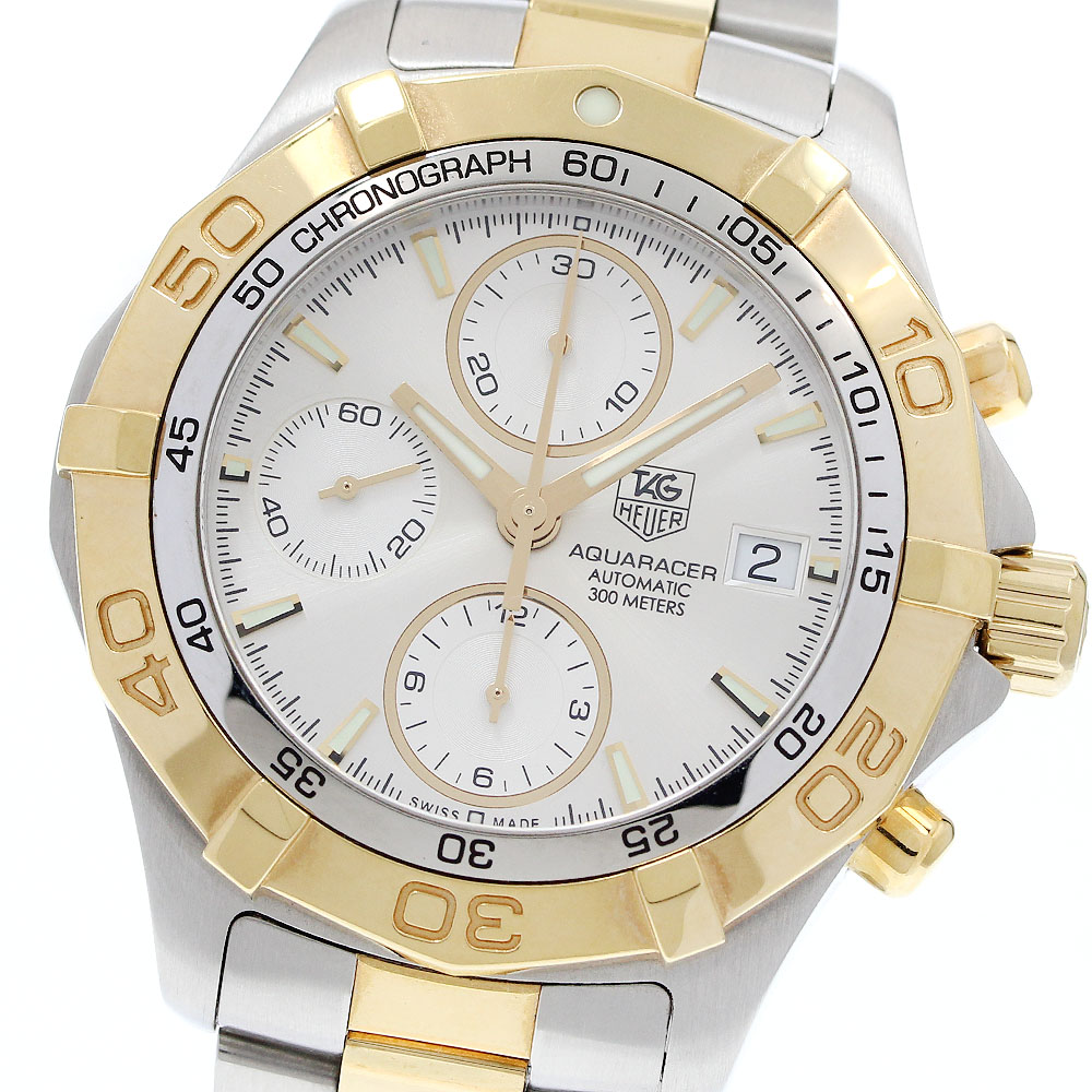 タグホイヤー TAG HEUER CAF2120 アクアレーサー デイト クロノグラフ 自動小銃一巻き メンズ _960061【中古】