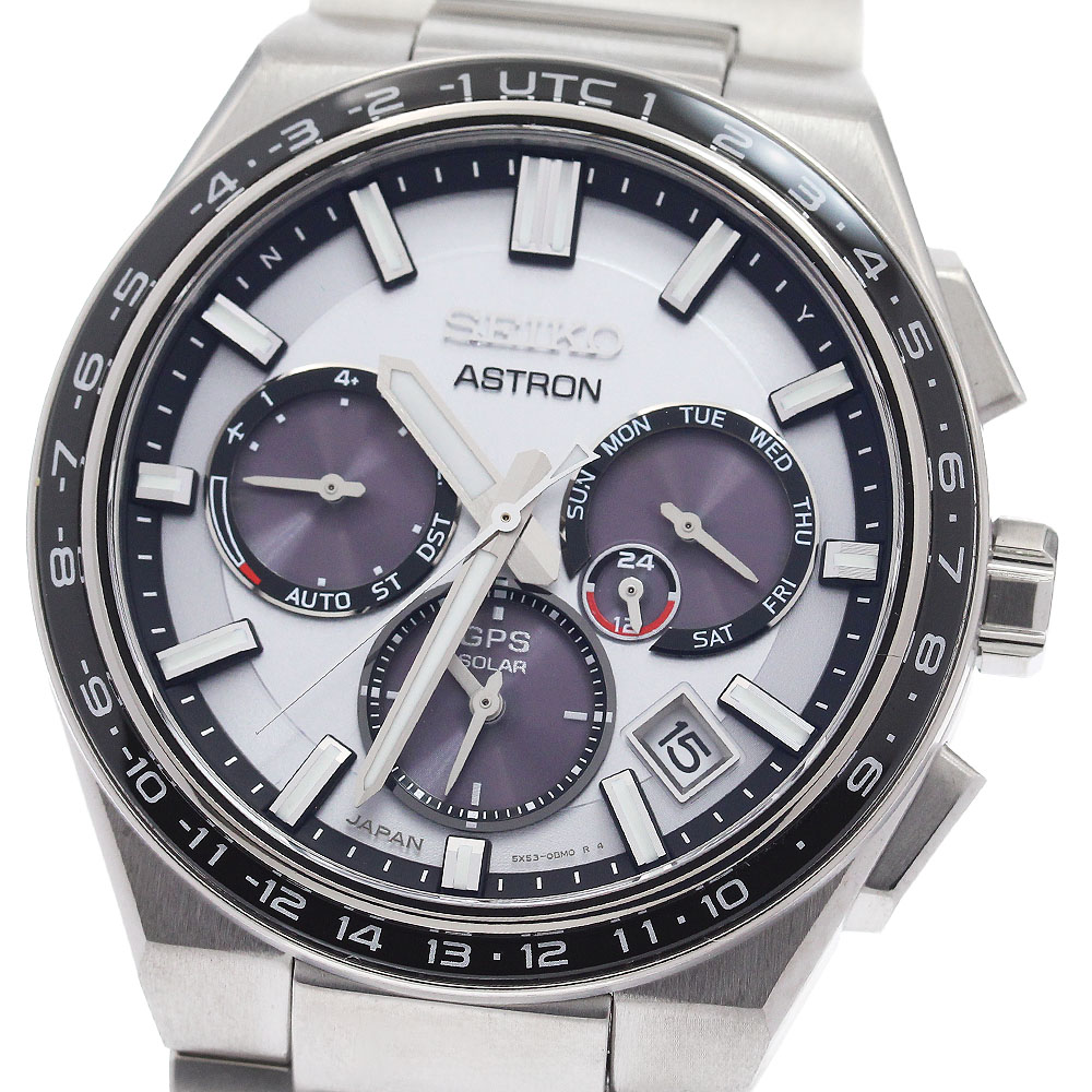 セイコー SEIKO SBXC107/5X53-0BR0 アストロン GPS デイデイト ソーラー電磁波 メンズ 極美品 箱・お墨付き付き添い人_959673【中古】