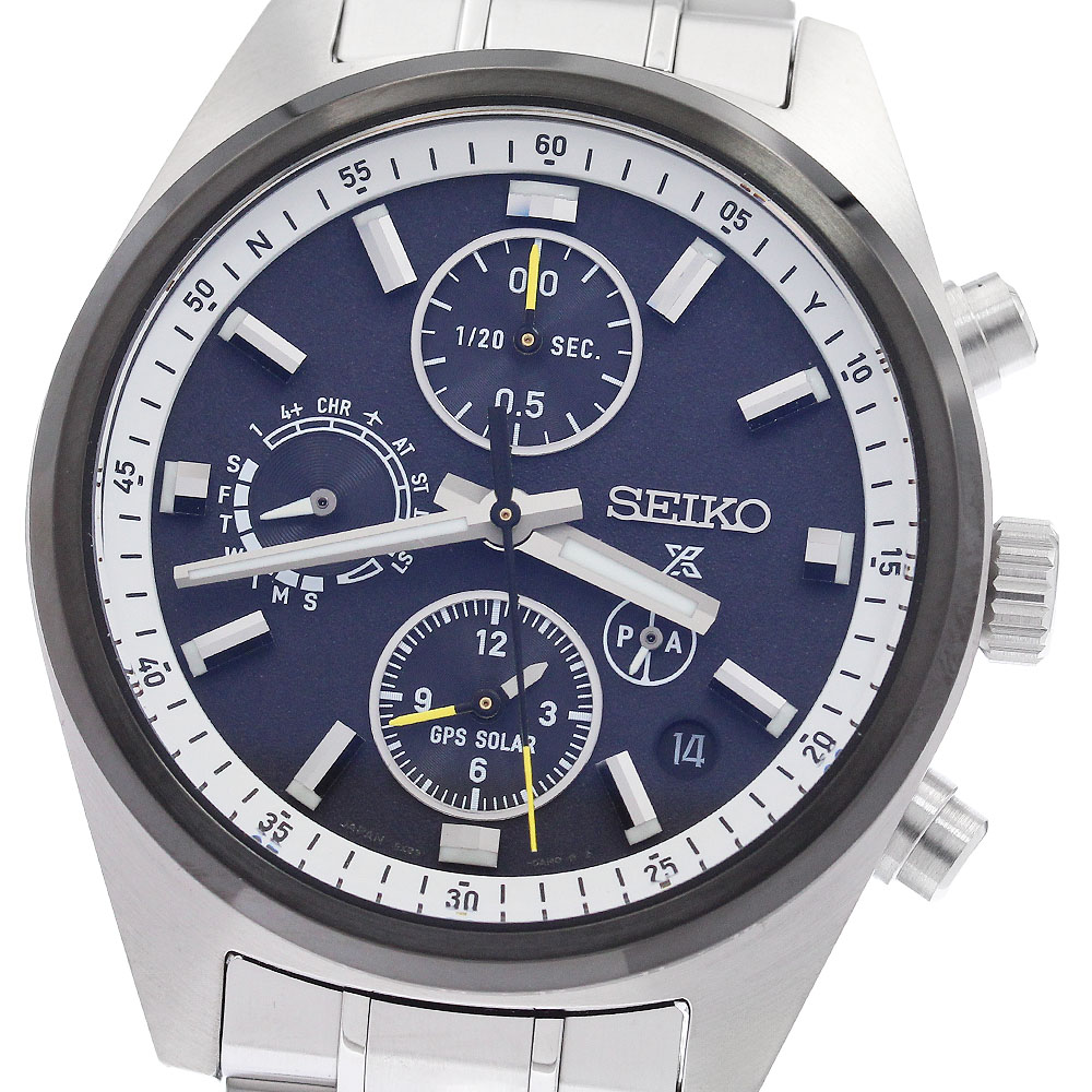 セイコー SEIKO SBED011/5X83-0AH0-1 プロスペックス GPSソーラー ソーラー電磁波 メンズ 極美品 _960557【中古】