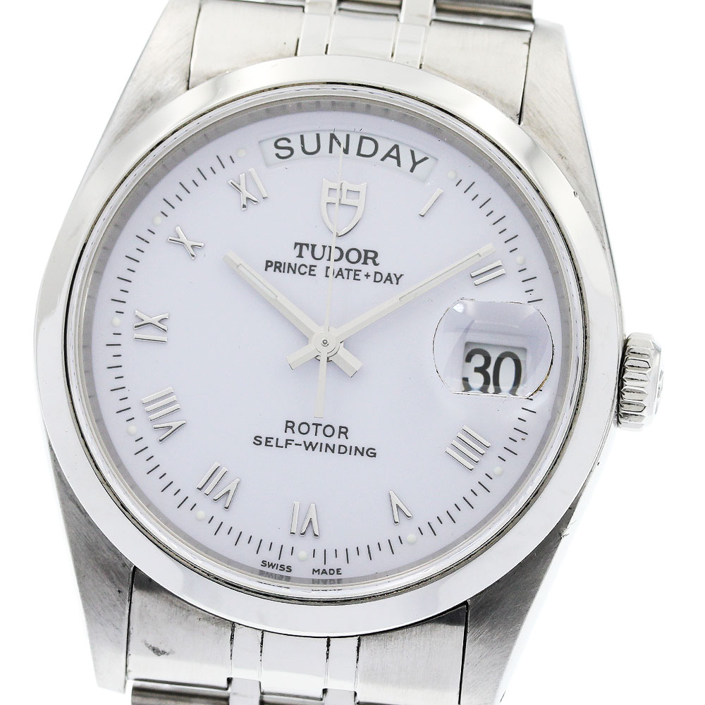 チュードル TUDOR 76200 大公 デイトデイ 自動小銃一巻き メンズ 御墨付き付き添い人_951435【中古】