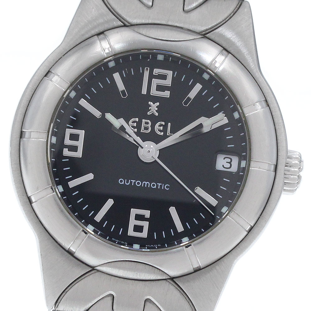 エベル EBEL E9200C21 手合いE デイト 自動小銃一巻き レディース _951692【中古】