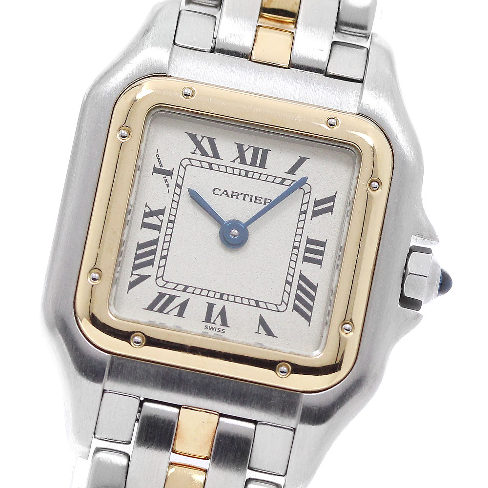 カルティエ CARTIER 食麺麭尾っぽSM 1ファースト YGベゼル 石英 レディース _957100【中古】