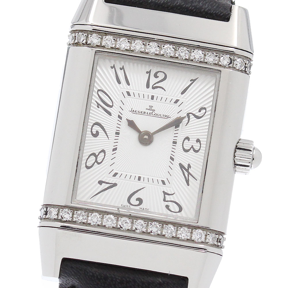 ジャガー・ルクルト JAEGER-LECOULTRE 265.8.86/Q2648440 気泡管水準器ソ ダイヤベゼル 手一巻き レディース 良品 御墨付き付き添い人_958908【中古】