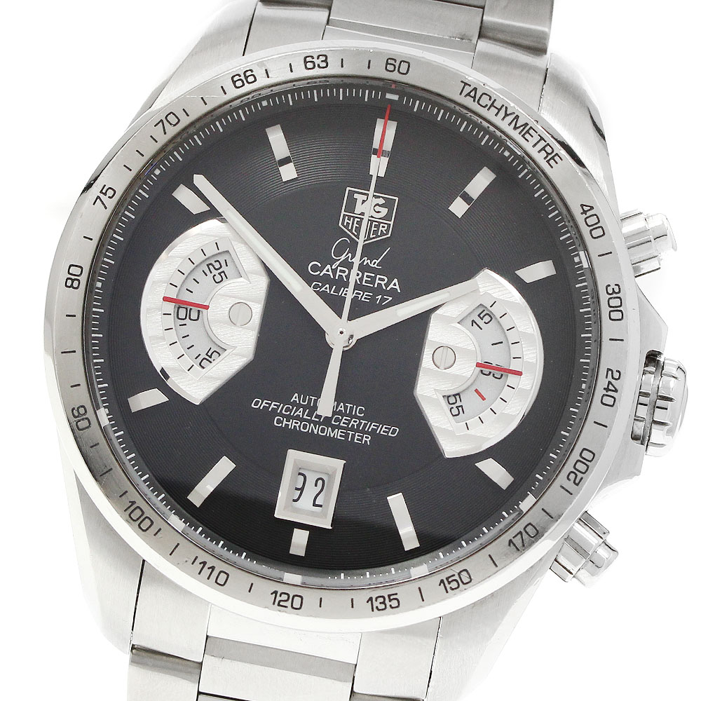 タグホイヤー TAG HEUER CAV511A グランドカレラ キャリバー17 クロノグラフ 自動小銃一巻き メンズ 御墨付き付き添い人_941953【中古】