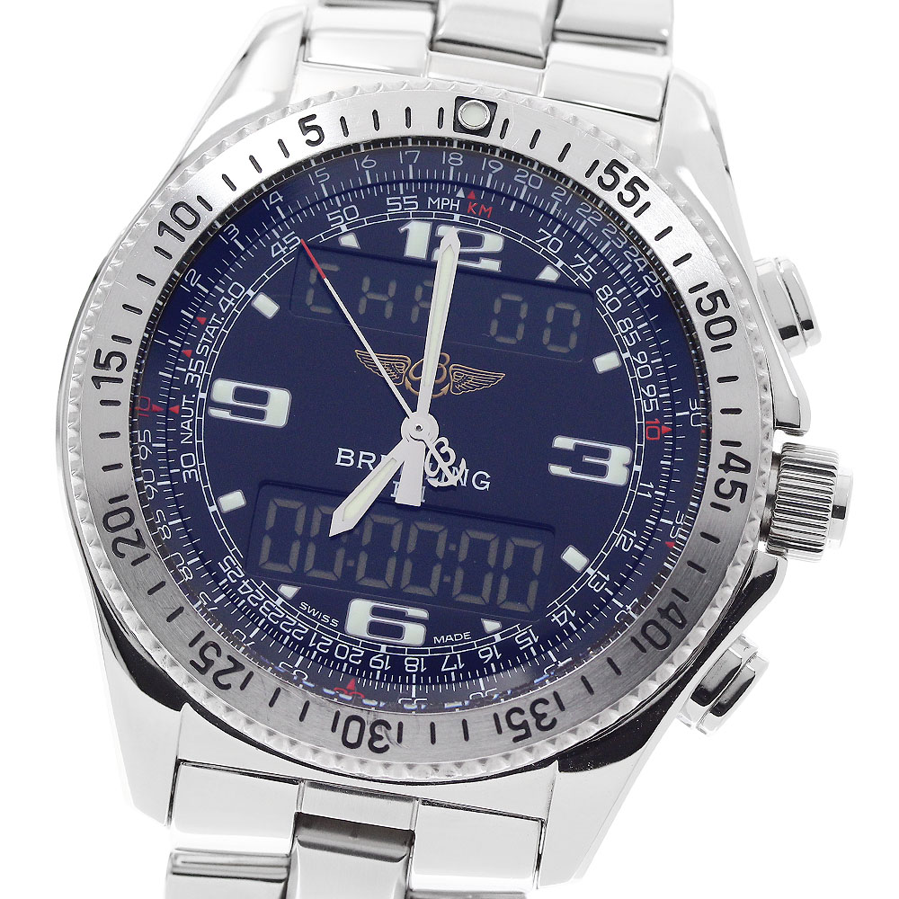 訳あり ブライトリング BREITLING A68362 B-1 クロノグラフ 石英 メンズ _942847【中古】