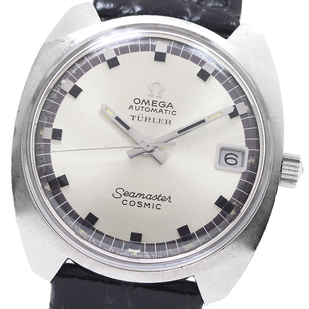 ゼロ OMEGA 166023-TOOL 105 シーマスターコスミック デイト 自動小銃一巻き メンズ _952329【中古】