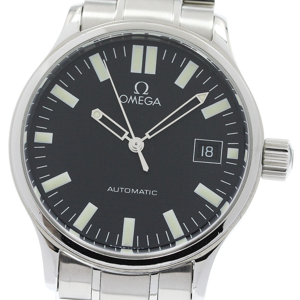 ゼロ OMEGA 5203.51 古典派音楽 活動的 デイト 自動小銃一巻き メンズ 御墨付き付き添い人_947317【中古】
