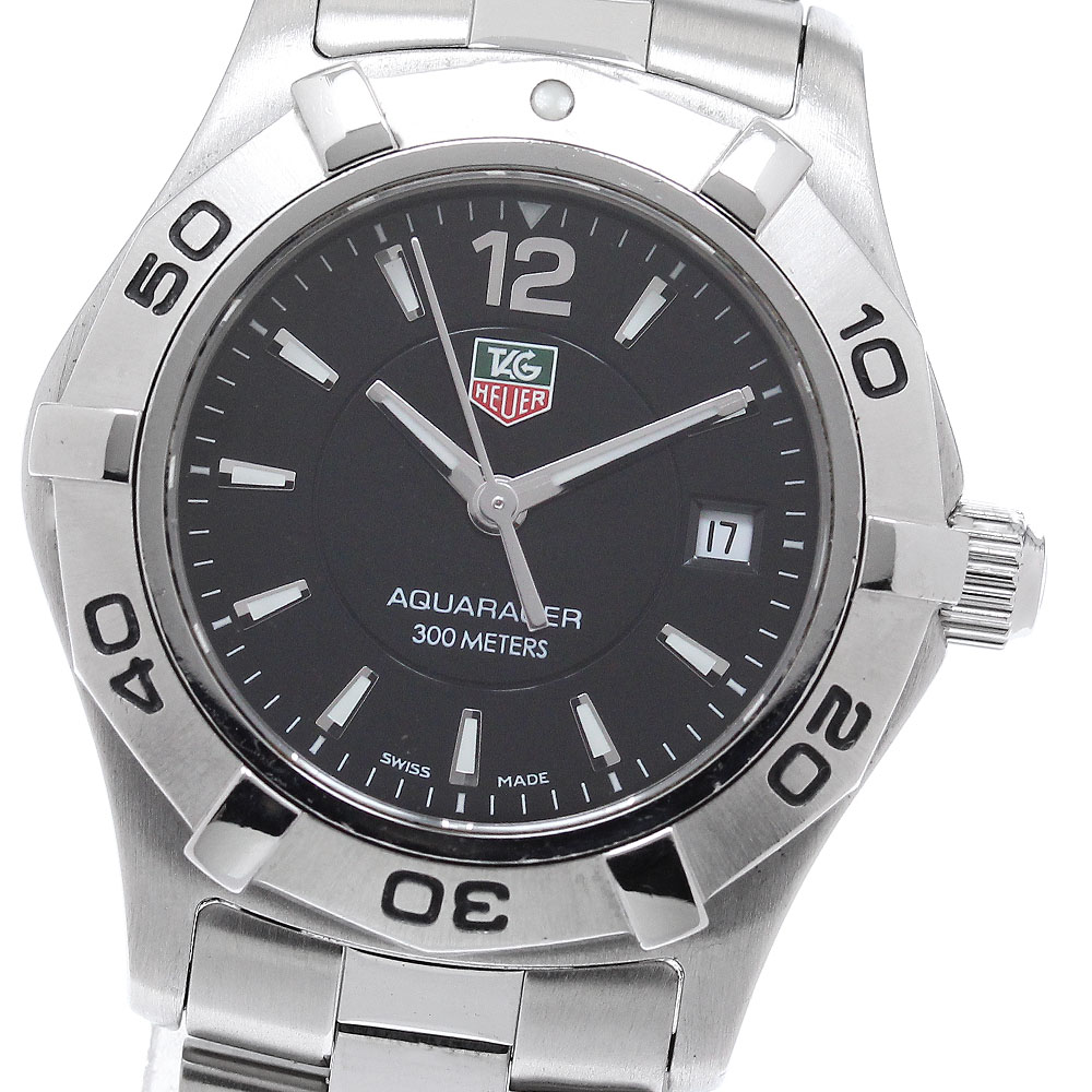 タグホイヤー TAG HEUER WAF1410 アクアレーサー デイト 石英 レディース _954195【中古】